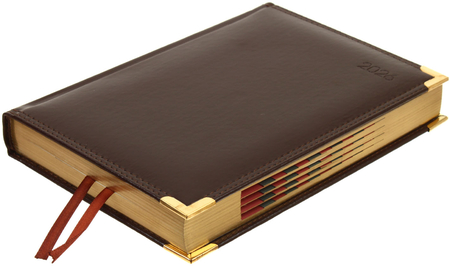 Ежедневник датированный на 2026 год Delucci, 145*215 мм, 184 л., коричневый Ежедневник датированный на 2026 год Delucci, 145*215 мм, 184 л., коричневый