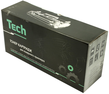 Тонер-картридж Tech Q5949A/Q7553A, черный, ресурс 3000 страниц