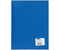 Папка пластиковая с боковым зажимом OfficeSpace, толщина пластика 0,5 мм, синяя