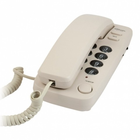 Телефон Ritmix RT-100, цвет слоновой кости Телефон Ritmix RT-100, цвет слоновой кости