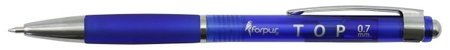 Ручка шариковая автоматическая Forpus Top, корпус синий, стержень синий