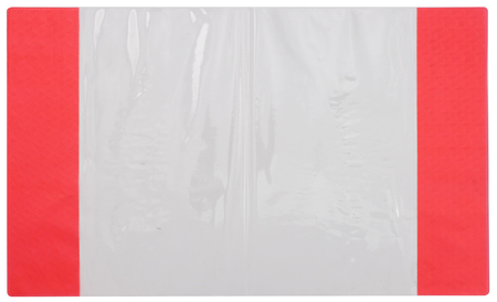 Обложка для тетрадей и дневников Darvish, А5 (350*215 мм), толщина 120 мкм, прозрачная с цветными клапанами (цена за 1 шт.)