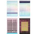 Блокнот на гребне BG А6, 100×140 мм, 60 л., клетка, New Post, ассорти