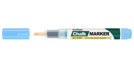 Маркер меловой MunHwa Chalk Marker, голубой