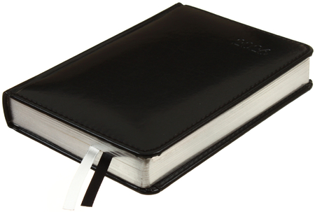 Ежедневник датированный на 2026 год Berlingo Silver Pristine (А6), 110*160 мм, 184 л., черный