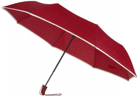 Зонт женский от дождя (полуавтомат) 3720, бордовый