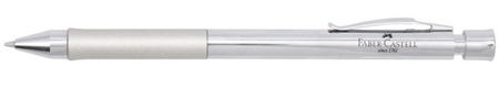 Ручка подарочная шариковая Faber-Castell, корпус серебристый Ручка подарочная шариковая Faber-Castell, корпус серебристый