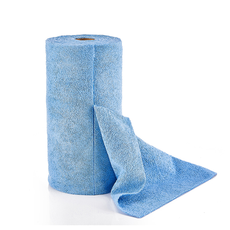 Салфетки для уборки из микрофибры OfficeClean (в рулоне), 20 шт., 25*25 см, 180 г/м2, голубые Салфетки для уборки из микрофибры OfficeClean (в рулоне), 20 шт., 25*25 см, 180 г/м2, голубые
