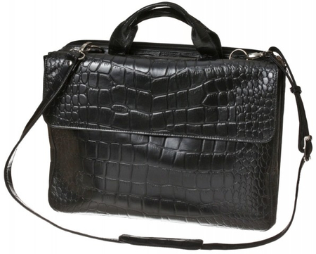 Портфель деловой из натуральной кожи «Кинг» 1086, 390*290*65 мм, черный Портфель деловой из натуральной кожи «Кинг» 1086, 390*290*65 мм, черный