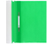 Папка-скоросшиватель пластиковая А4 OfficeSpace, толщина пластика 0,12 мм, зеленая