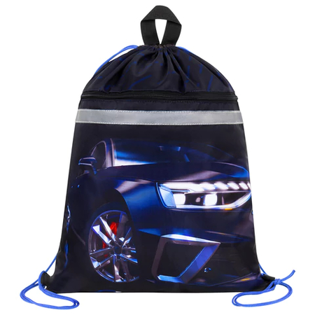 Мешок для обуви Brauberg Reflective с ручкой, 460*360 мм, Super Car