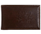 Визитница из натуральной кожи Versado 073, 65*110 мм, 1 карман, 16 листов, коричневая 