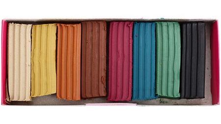 Пластилин детский, 8 цветов, 200 г 