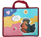 Папка для труда с ручками «ПандаРог», 330×260×90 мм, «Творческие котики»