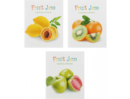 Тетрадь общая А5, 48 л. на скобе Staff «Фрукты»