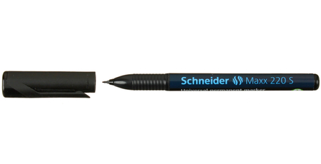 Маркер перманентный универсальный Schneider Maxx 220 S, черный Маркер перманентный универсальный Schneider Maxx 220 S, черный