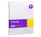 Файл А4 перфорированный Berlingo Squares (текстурированный), 25 мкм, текстурированный, матовый, 217×302 мм (до 50 л.)