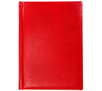 Ежедневник недатированный «Глосс» А5, 145×200 мм, 160 л., красный