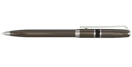 Ручка подарочная шариковая Manzoni Monza, корпус — темный металл