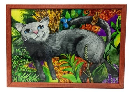 Картина «Летний кот» (Бельская В.), 30*40 см, бумага, акварель (живопись) Картина «Летний кот» (Бельская В.), 30*40 см, бумага, акварель (живопись)