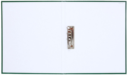 Папка картонная с боковым зажимом Index, толщина картона 2 мм, зеленая