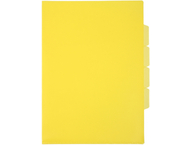 Папка-уголок пластиковая с 3 отделениями «Бюрократ» А4+