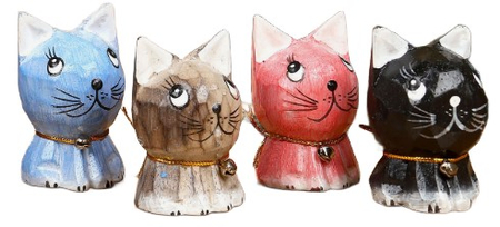 Сувенир деревянный Sima-Land, 6 см, «Милые котята», ассорти