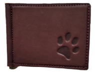 Зажим для денег из натуральной кожи «Лапка» (Журкевич Ю.Л.)