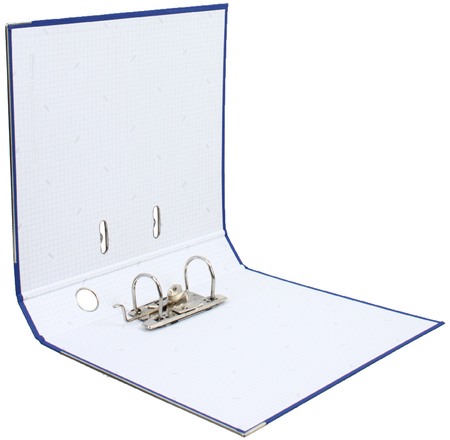 Папка-регистратор Deli «Эко» с односторонним ПВХ-покрытием, корешок 50 мм, синий