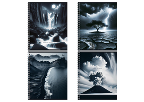 Тетрадь общая А5, 48 л. на гребне BG «Сила природы», 160×205 мм, клетка, ассорти