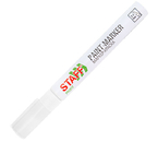 Маркер-краска лаковый Staff Profit, белый