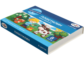 Пластилин «Юный художник», 8 цветов, 112 г, со стекой Пластилин «Юный художник», 8 цветов, 112 г, со стекой