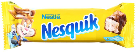 Батончик шоколадный Nesquik, 43 г, с какао-нугой