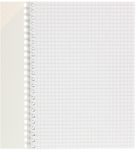 Тетрадь общая А5, 48 л. на гребне Office Style, 145*205 мм, клетка, синяя