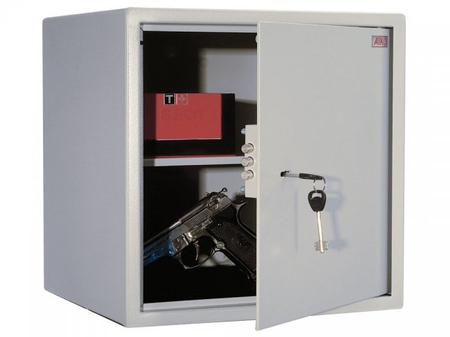 Мебельный сейф Aiko серии T с ключевым замком, T-40: 1 полка, 47 л