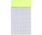 Блокнот на гребне А6 Hatber Diamond Neon, 110*150 мм, 80 л., клетка, зеленый