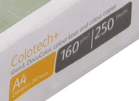 Бумага офисная Xerox Colotech+ Uncoated (без покрытия), А4 (210*297 мм), 160 г/м2, 250 л.