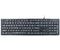 Клавиатура мультимедийная Oklick 500M, USB, проводная, черная