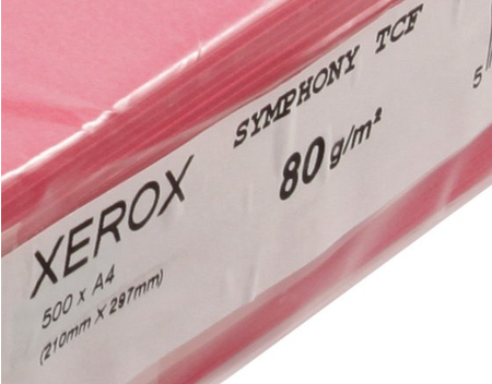 Бумага офисная цветная Xerox Symphony TCF (по листам), А4 (210*297 мм), 80 г/м2, темно-розовая (цена за 1 лист)