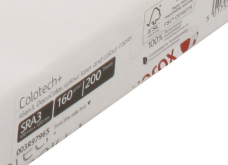 Бумага офисная Xerox Colotech+ Uncoated (без покрытия), SRА3 (450*320 мм), 160 г/м2, 200 л. Бумага офисная Xerox Colotech+ Uncoated (без покрытия), SRА3 (450*320 мм), 160 г/м2, 200 л.