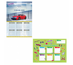 Расписание уроков с расписанием звонков А3 «Юнландия», 421×299 мм, для мальчиков, ассорти