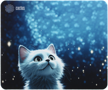 Коврик для мыши Cactus, 300*250*3 мм, Cactus White Cat