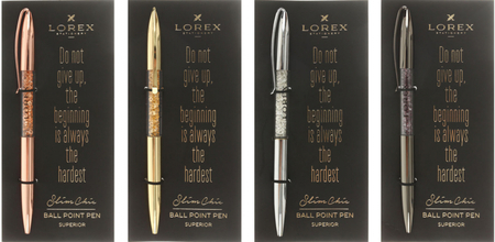 Ручка подарочная шариковая автоматическая Lorex Superior Slim Chic, корпус ассорти, стержень синий Ручка подарочная шариковая автоматическая Lorex Superior Slim Chic, корпус ассорти, стержень синий