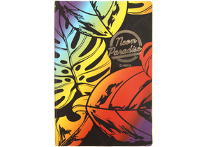 Ежедневник недатированный Berlingo Neon Paradise, 140×210 мм, 136 л.