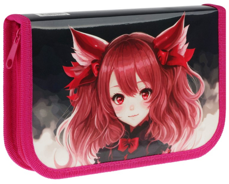 Пенал однокамерный ArtSpace, 200*130 мм, Kawaii Пенал однокамерный ArtSpace, 200*130 мм, Kawaii