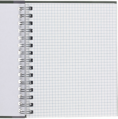 Тетрадь общая А5, 120 л. на гребне BG Monocolor. Double, 165*205 мм, клетка, ассорти