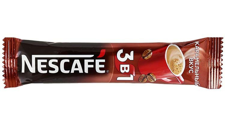 Кофе растворимый Nescafe 3в1, 20 г, «Карамельный», в стике