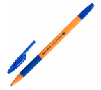 Ручка шариковая Brauberg Ultra GT Orange, корпус оранжевый, стержeнь синий