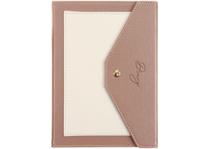 Ежедневник недатированный BG Clutch, 150×210 мм, 136 л., Pink, розовый