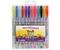 Набор ручек гелевых Darvish DV-3607, 12 цветов, неон с блёстками, для девочек